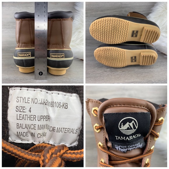 Tamarack Duck Boots Steel Shank Thermolite Size 4 - Picture 5 of 8